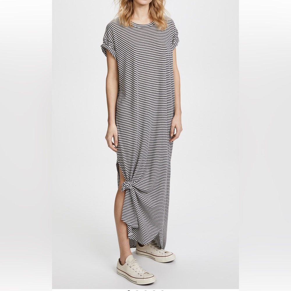 The Great knotted tee dress
